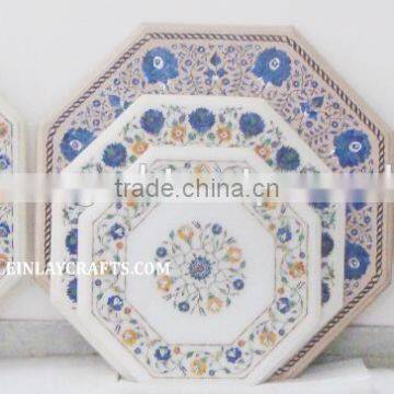 Supplier of Marble Inlay Coffee Table Tops, Handmade Marble Inlaid Tables