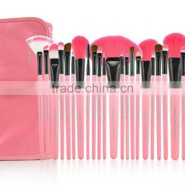 Wholesale 24 Pcs Rose Color Professional Makeup Brush Makeup Brush Set