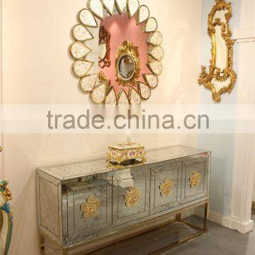 Modern Style Antique Mirrored Cabinet for Living Room ME-2012-07