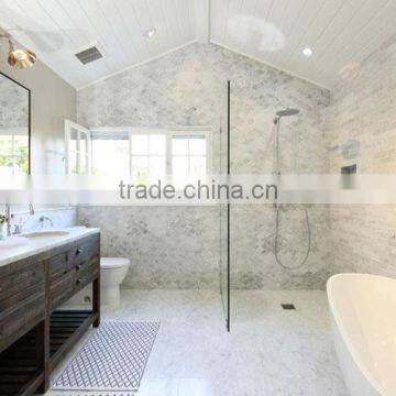 Ecofriendly Full Polished Natural Stone Oriential White Marble Tiles photo-2