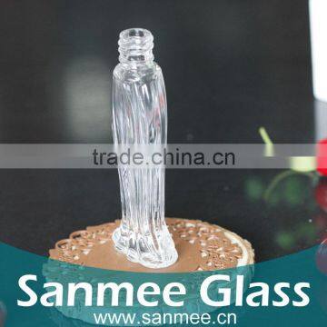 Supplies Woman Shape 20ml Transparent Perfume Glass Bottle photo-3