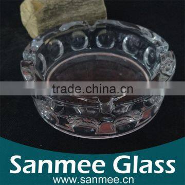 Transparent Beaded Murano Glass Ashtray DIY Portable Ashtray