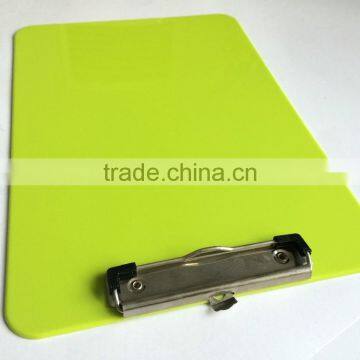 A4 PS Green Writing Clip Board