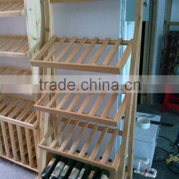 2016 New style wine display rack, heavy loading capacitye -cn