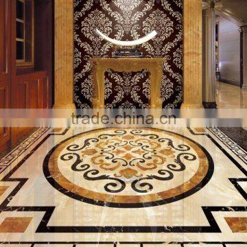 Luxury Gloss Polished Surface Imperial Gold Natural Marble Big Slab and Tile for Flooring BF12-04064a photo-4