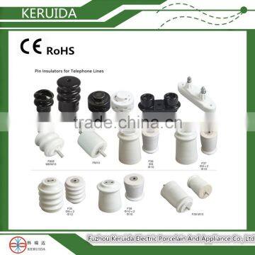 ceramic porcelain pin insulator for telephone lines