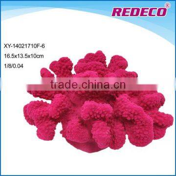 Resin artificial coral reef aquarium