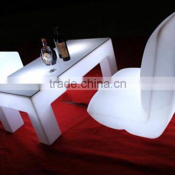 L Shape Led Luminous Outdoor Garden Chair and Beach Furniture photo-2