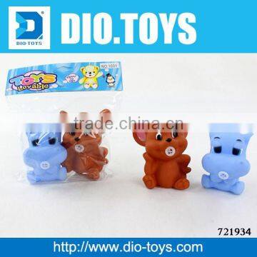 Cheap 2 PCS Funny Pvc Toy Animal Vinyl Toy For Promotion