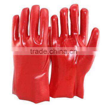 NMSAFETY red PVC Long cuff for fishing glove