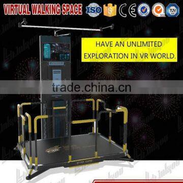 2016 Guangzhou Zhuoyuan 9D HTC Walking Space vr Simulator Infinite Space Walking Platform photo-5