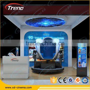 Newest Simulator 9d vr Standing Amusement Park Equipment With Interactive Game
