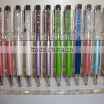 colorful crystal diamond ball pen for office/school/gift