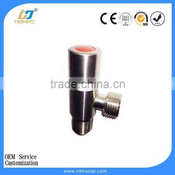 Lead free stainless steel angle stop valve