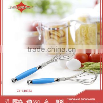 2015 new products 12 inches egg beater with plastic handle