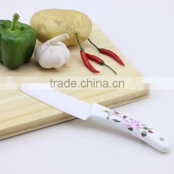 6 Inch Flower Design Handle Ceramic Knife