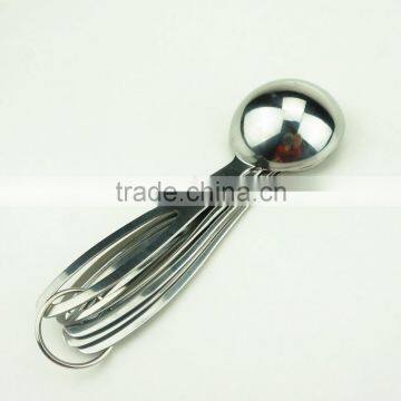 42141 5pcs Stainless Steel Nesting Measuring Cups and Spoons Set photo-6