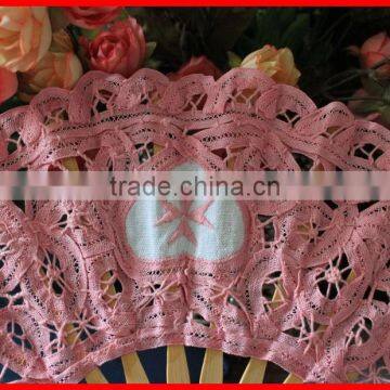 Vintage Victorian Lace Fan for Wedding photo-2