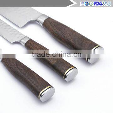 Japanese VG-10 Core and 67 Layer Damascus Steel Professional Kitchen Knife 3-Piece photo-3