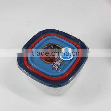 Plastic Mini 3pcs Lunch Box Set photo-5