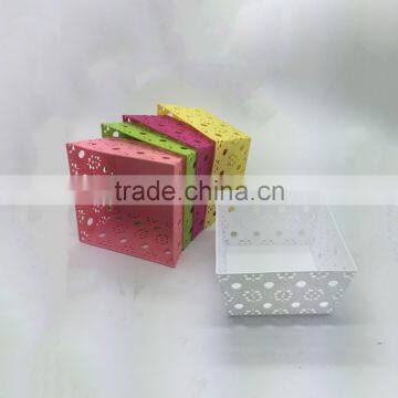 Carved Sunflower Design Square Plastic pp Basket photo-3