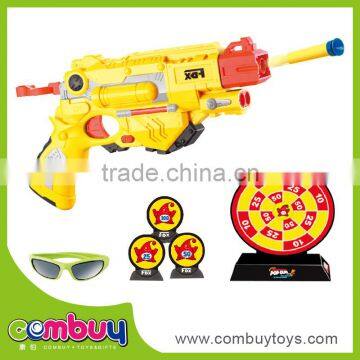 New product good quailty soft EVA plastic yellow bullet gun toy