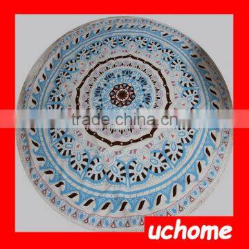 UCHOME Wholesale Indian Mandala Bath Yoga Mat Tassel Turkish Round Beach Towel photo-5