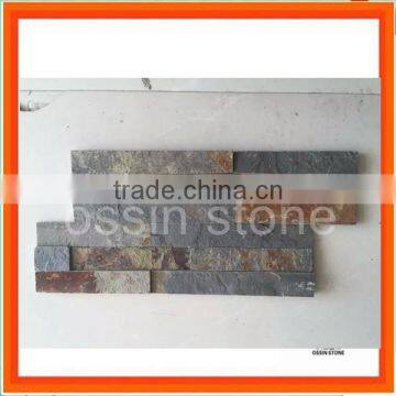 Factory Cheap Natural Slate Stone Wall Cladding Multi Rustic S1120