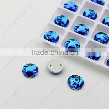 Hot Hot Hot! Fine Cut! Fine Transparency! Dongzhou High Quality Crystal Sew on Round Stones photo-3