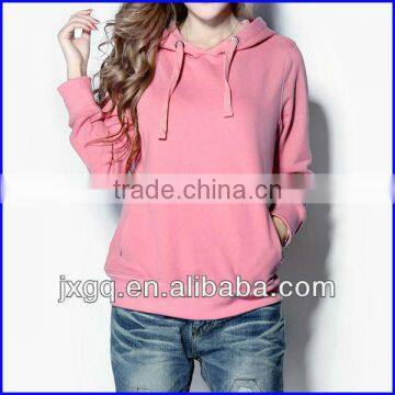Wholesale Blank Pullover Cotton Hoodies ,Ladies Pullover 2013
