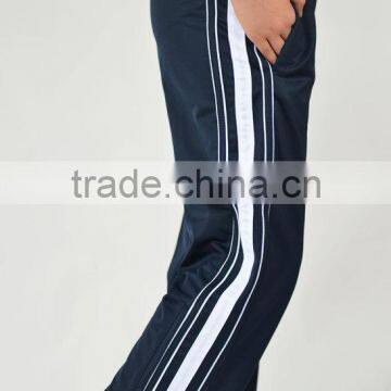Hotest Sale Sport Pants 200g Polyester Tricot With Inner Brushed Pants With Zipper on Hem