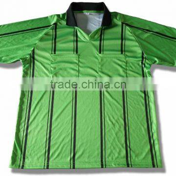 100% Polyester Sublimation Printed Referee Shirt