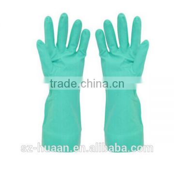 High Class Chemical Proof Nitrile Glove With Diamond Lines