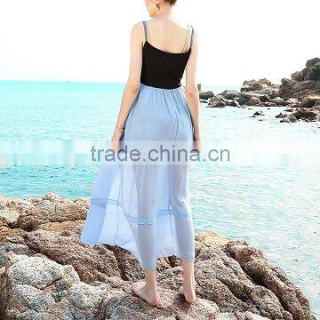 Maxnegio Spaghetti Strap With Tiger Print Beach Dress photo-3