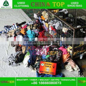 wholesale from china recycling clean used clothing in bales germany style