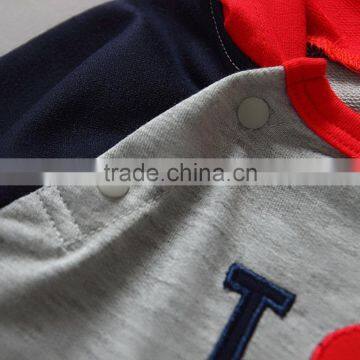 2017 Latest Design Girl Clothing Kids Clothes Wholesale Cotton Jumpsuit Clothing Summer Newborn Printed Baby Romper photo-4