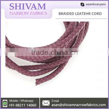 Latest Pattern Braided Leather Cord for Creating Jewelry and Furniture photo-4