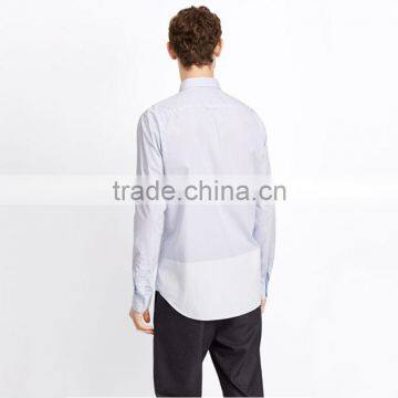 OEM Manufacturer 100%polyester Woven Casual Shirts for Men Italian photo-2