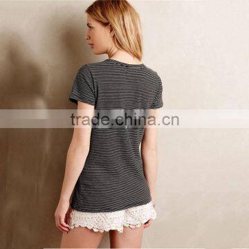 Bulk Wholesale Clothing Custom Woman Short Sleeve T-shirts Wholesale T-shirts photo-2