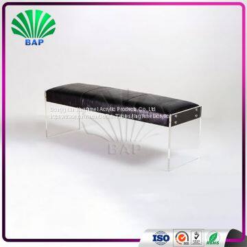 Best Selling Black Cushion Bench Changing Room Bench Acrylic Bench Leg photo-3