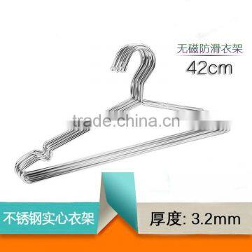 High Quality Wholesale Metal Hook Wood Coat Hanger photo-3