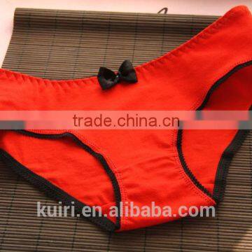 Women Sexy Red Underwear Lady Girls Cute Cotton Panties in a Gift Box E15 photo-2