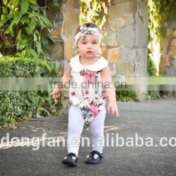 Newest Arrive Onesie Baby Romper Organic Cotton Baby Clothes Plus Headband photo-3