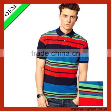 2016 Polo shirt ,wholesale striped t-shirt,custom polo shirt