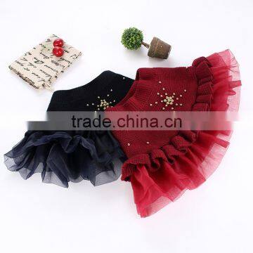 S65408A Wholesale Baby Cotton Skirt Knitted Baby Girls Skirts