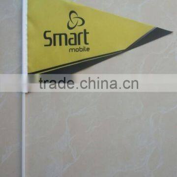 sports polyester hand flag