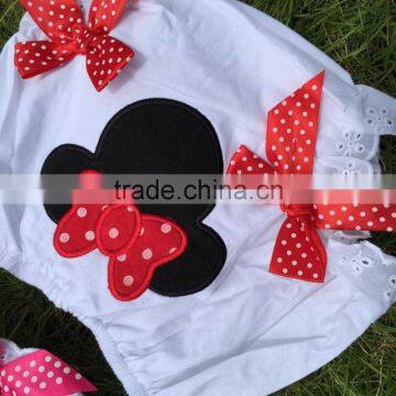 Girls Cotton Bloomer Minnie Bloomer Kids White Bloomer 2-pc Set photo-3