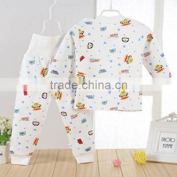 Wholesales Spring Autumn Cotton Printing Baby Clothes Set Wear photo-6