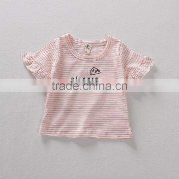 Wholesale Summer Cotton Priting Kids Girl Short Sleeve t Shirts photo-4