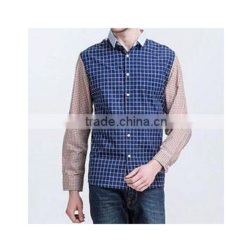 Long Sleeve Gentlemen's Casual Plaid Shirts